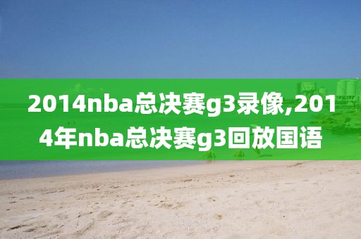 2014nba总决赛g3录像,2014年nba总决赛g3回放国语