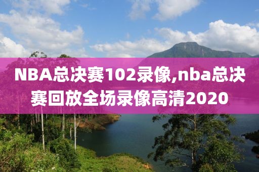 NBA总决赛102录像,nba总决赛回放全场录像高清2020